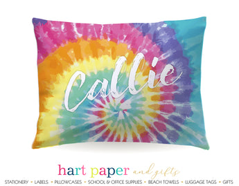 Tie Dye Personalized Pillowcase Pillowcases - Everything Nice