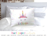 Rainbow Unicorn Horn Personalized Pillowcase Pillowcases - Everything Nice