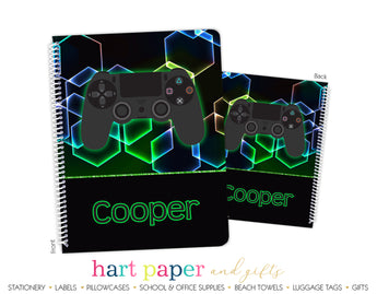 Video Game  Personalized Notebook or Sketchbook School & Office Supplies - Everything Nice
