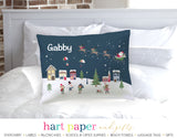 Christmas Village Personalized Pillowcase Pillowcases - Everything Nice
