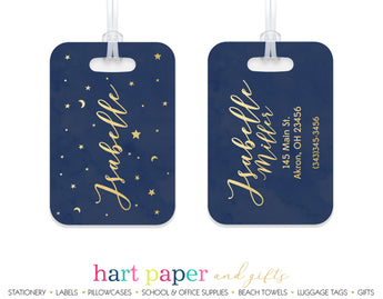 Stars Moon Space Luggage Bag Tag School & Office Supplies - Everything Nice