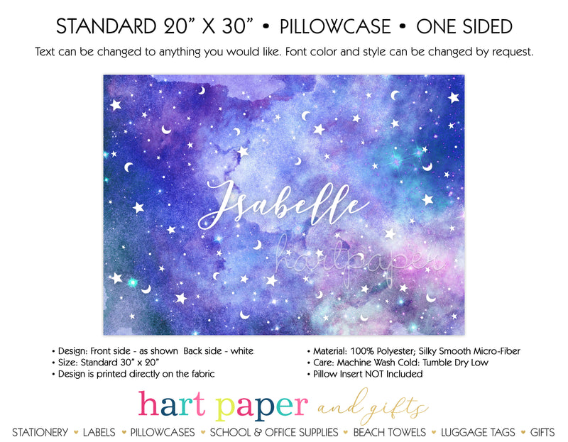 Galaxy Stars Space Celestial Personalized Pillowcase Pillowcases - Everything Nice