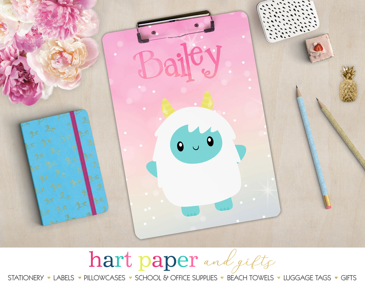 Yeti Personalized Clipboard School & Office Supplies - Everything Nice